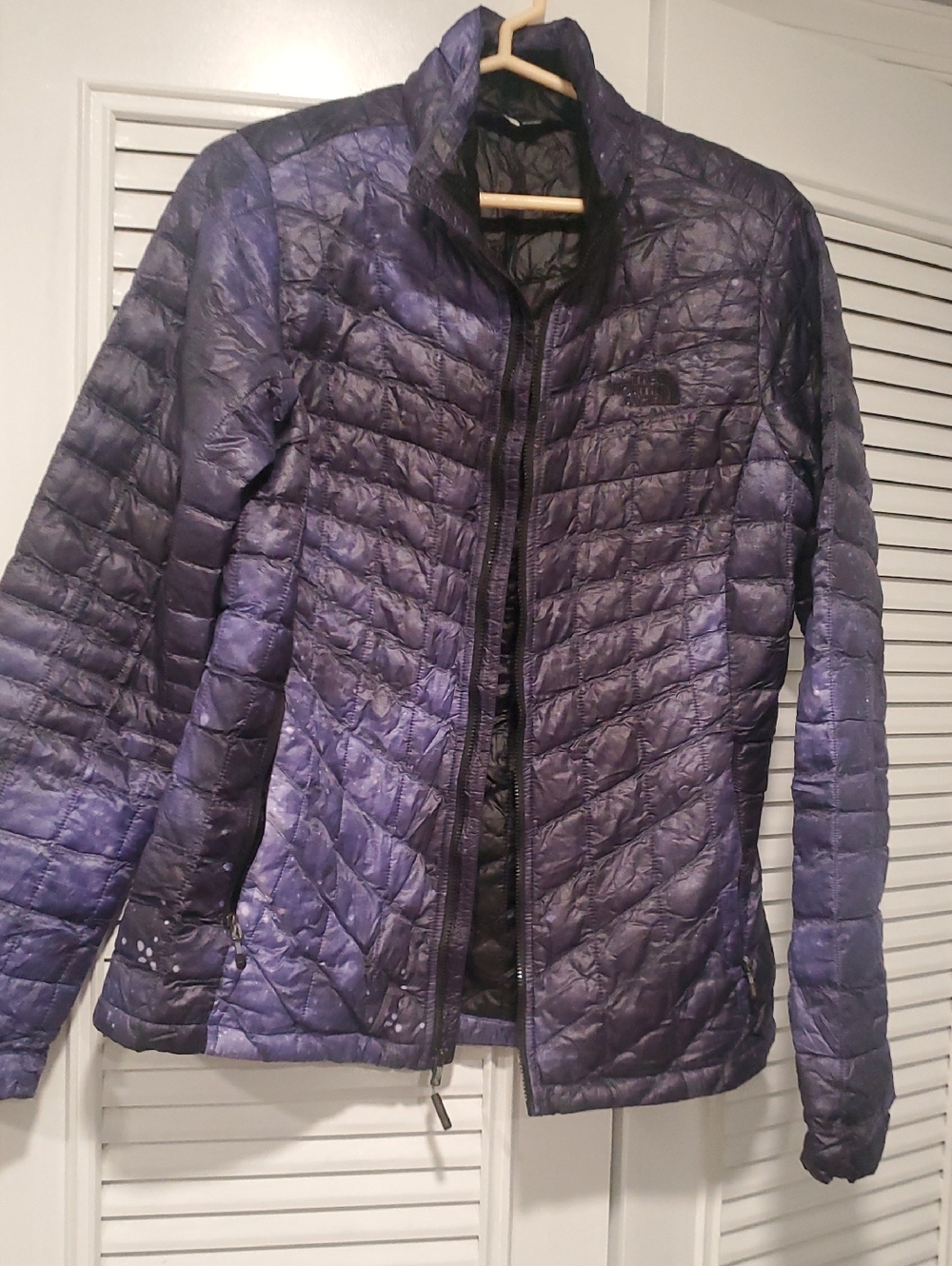 The North Face Women's Quilted Purple Lightweight Puffer Jacket